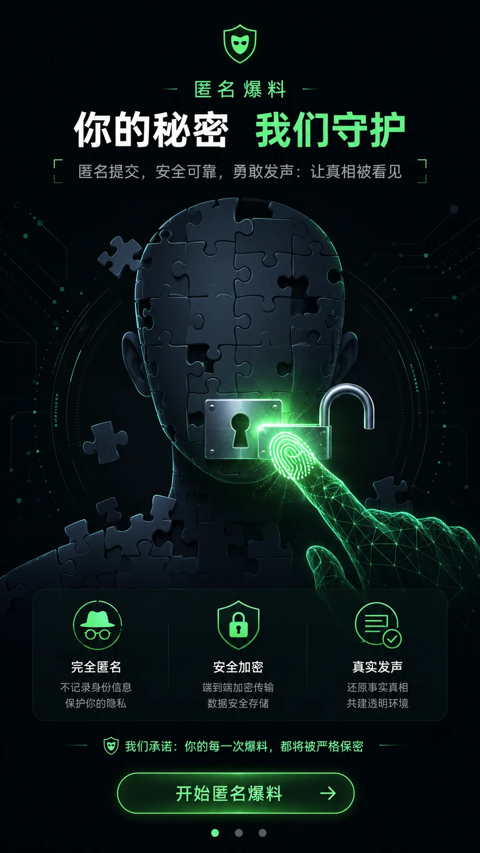 匿名投稿公开线索说明